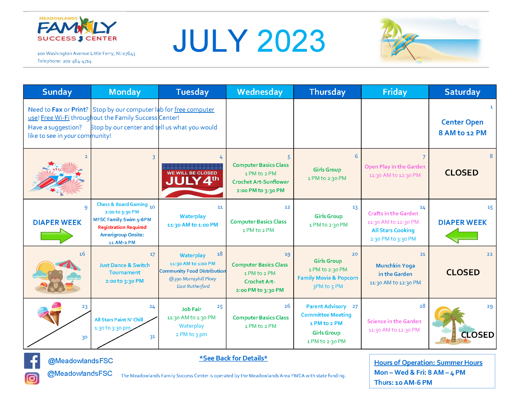 Family Success Center Meadowlands YMCA